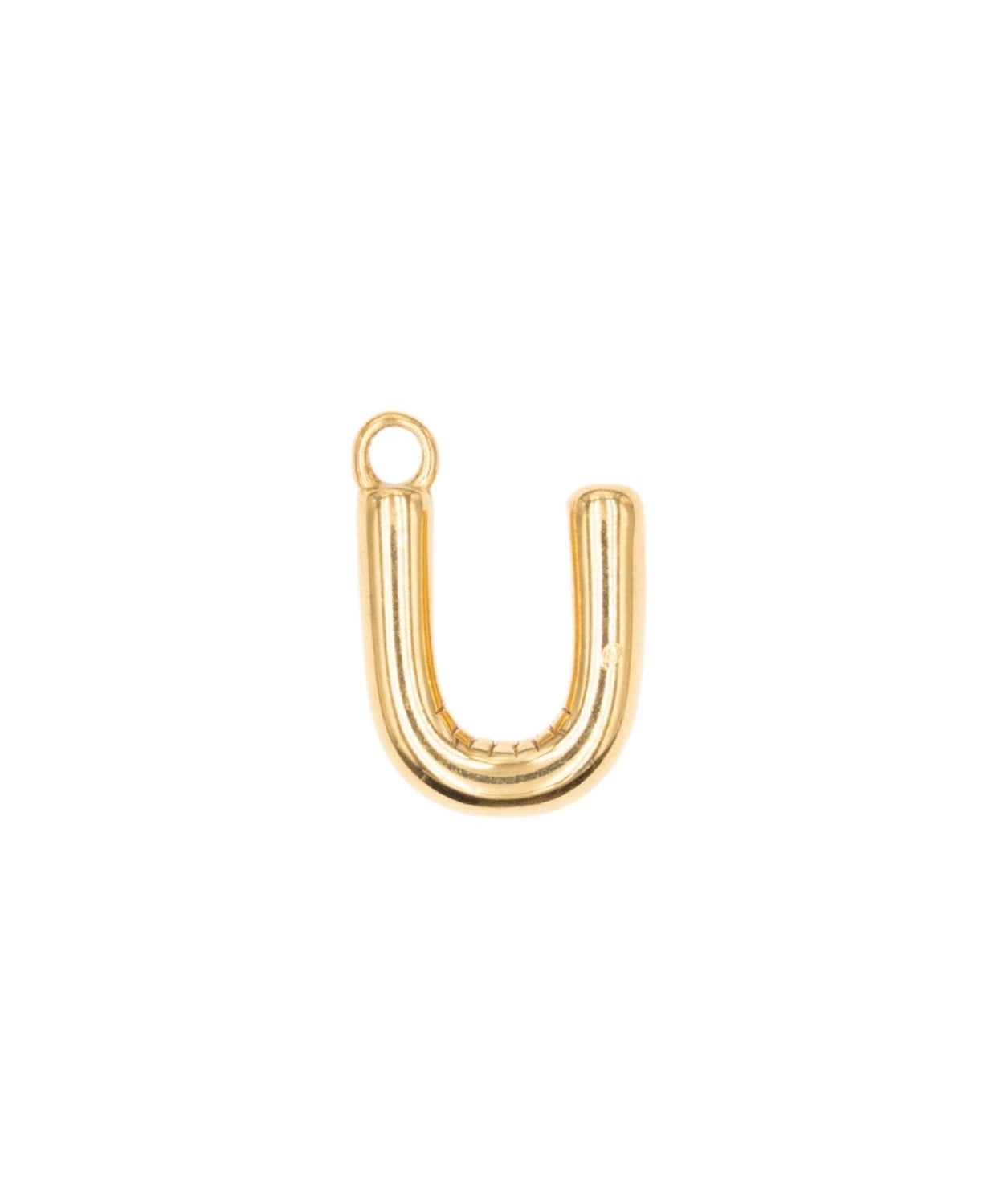 Pendentifs alphabet "ballon" A-Z 16.5x10mm - Doré