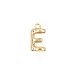 Pendentifs alphabet "ballon" A-Z 16.5x10mm - Doré