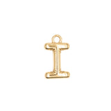 Pendentifs alphabet "ballon" A-Z 16.5x10mm - Doré