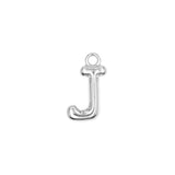 Pendentifs alphabet "ballon" A-Z 16.5x10mm - Rhodié
