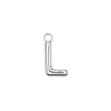 Pendentifs alphabet "ballon" A-Z 16.5x10mm - Rhodié