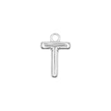 Pendentifs alphabet "ballon" A-Z 16.5x10mm - Rhodié