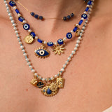 Pendentif saturne 8.5x12mm