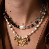 Pendentif champignon strass 12.5x10mm