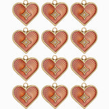 Pendentifs coeur 16x15mm