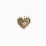 Pendentifs coeur 16x15mm