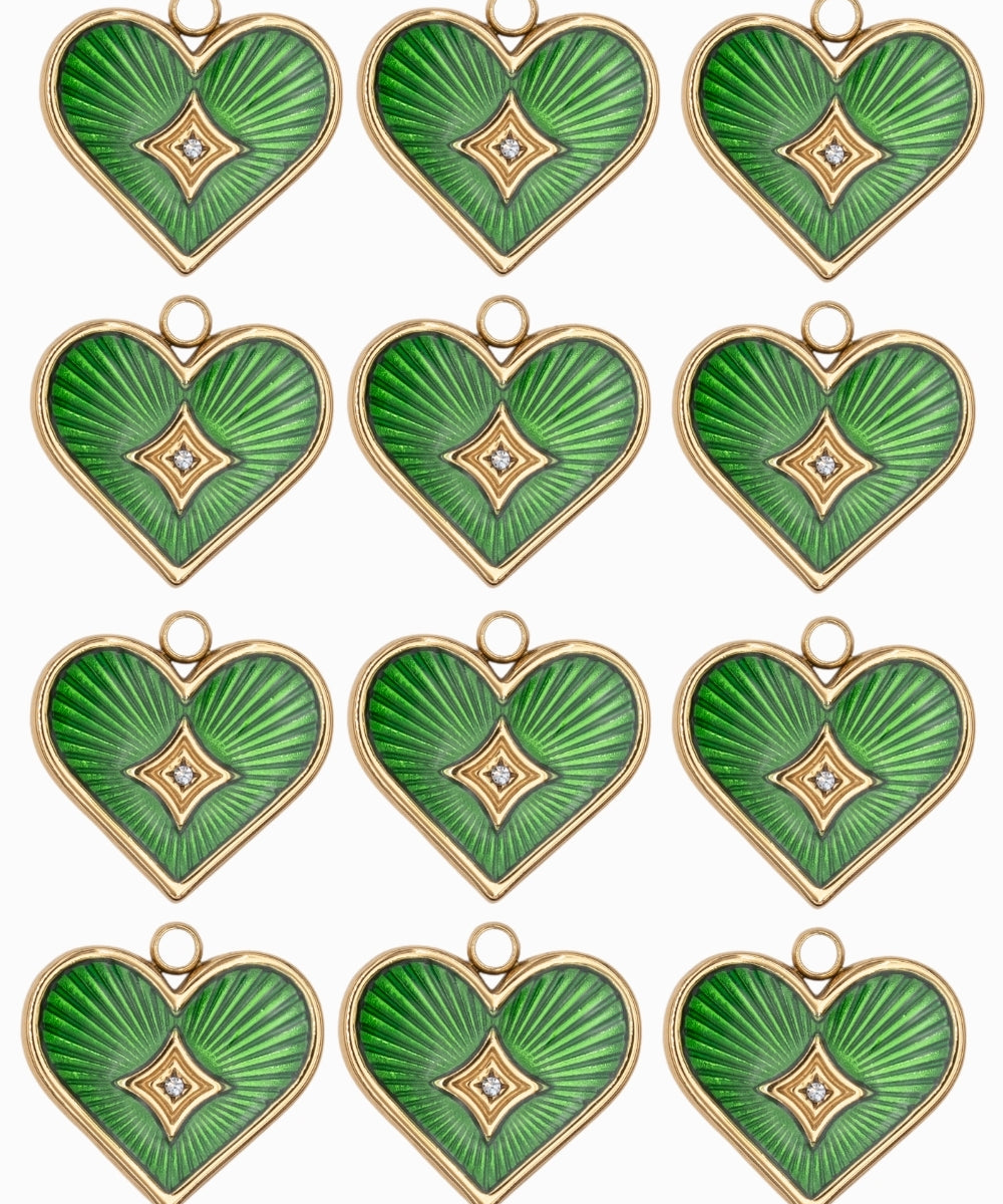 Pendentifs coeur 16x15mm