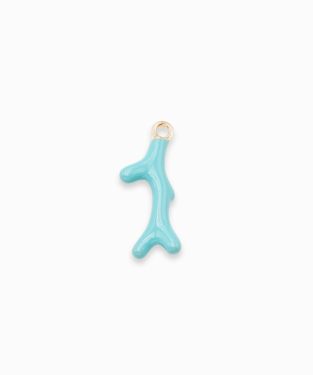 Pendentifs corail 23x9mm