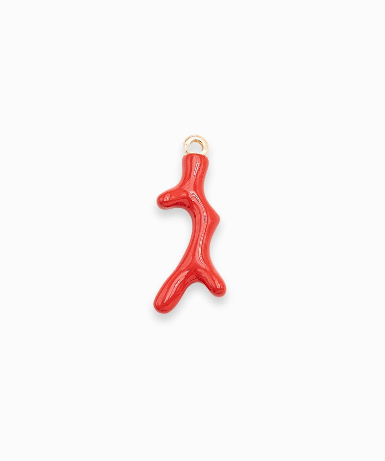 Pendentifs corail 23x9mm