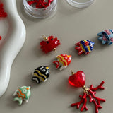 Pendentifs corail 23x9mm