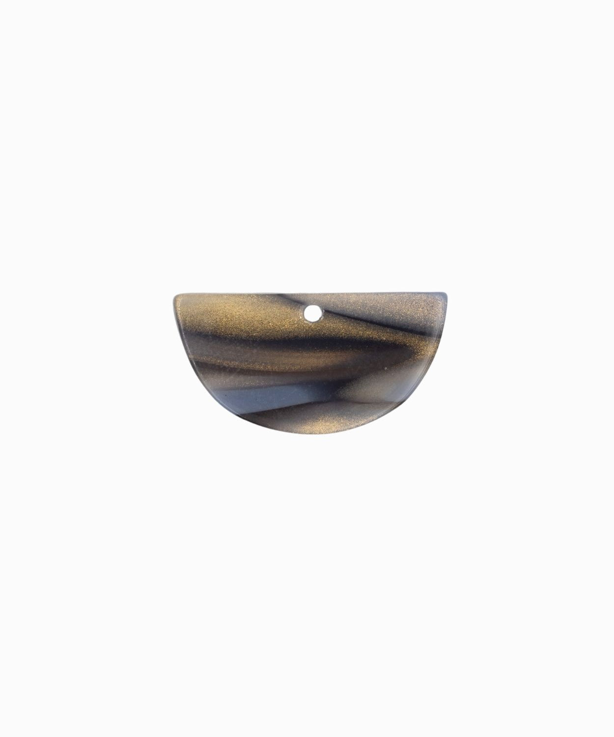Pendentifs demi-lune 29x14mm