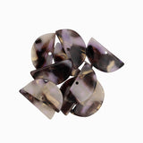 Pendentifs demi-lune 29x14mm