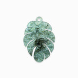 Pendentifs feuille de bananier 30x44mm