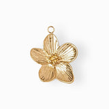 Pendentifs fleur 18x16mm