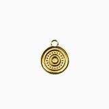 Pendentifs médailles rond 8mm