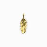 Pendentifs plumes 12x4mm