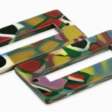 Pendentifs rectangles 40x22mm