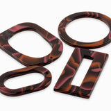 Pendentifs rectangles 40x22mm