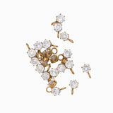 Pendentif strass rond 4mm