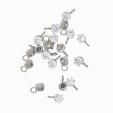 Pendentif strass rond 4mm