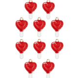 Pendentif sucette coeur 15.5x11 mm