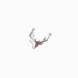 Pendentif tête de cerf en 22x19mm