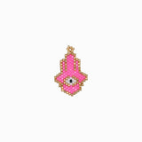 Pendentif tissage main de Fatma 27x20mm
