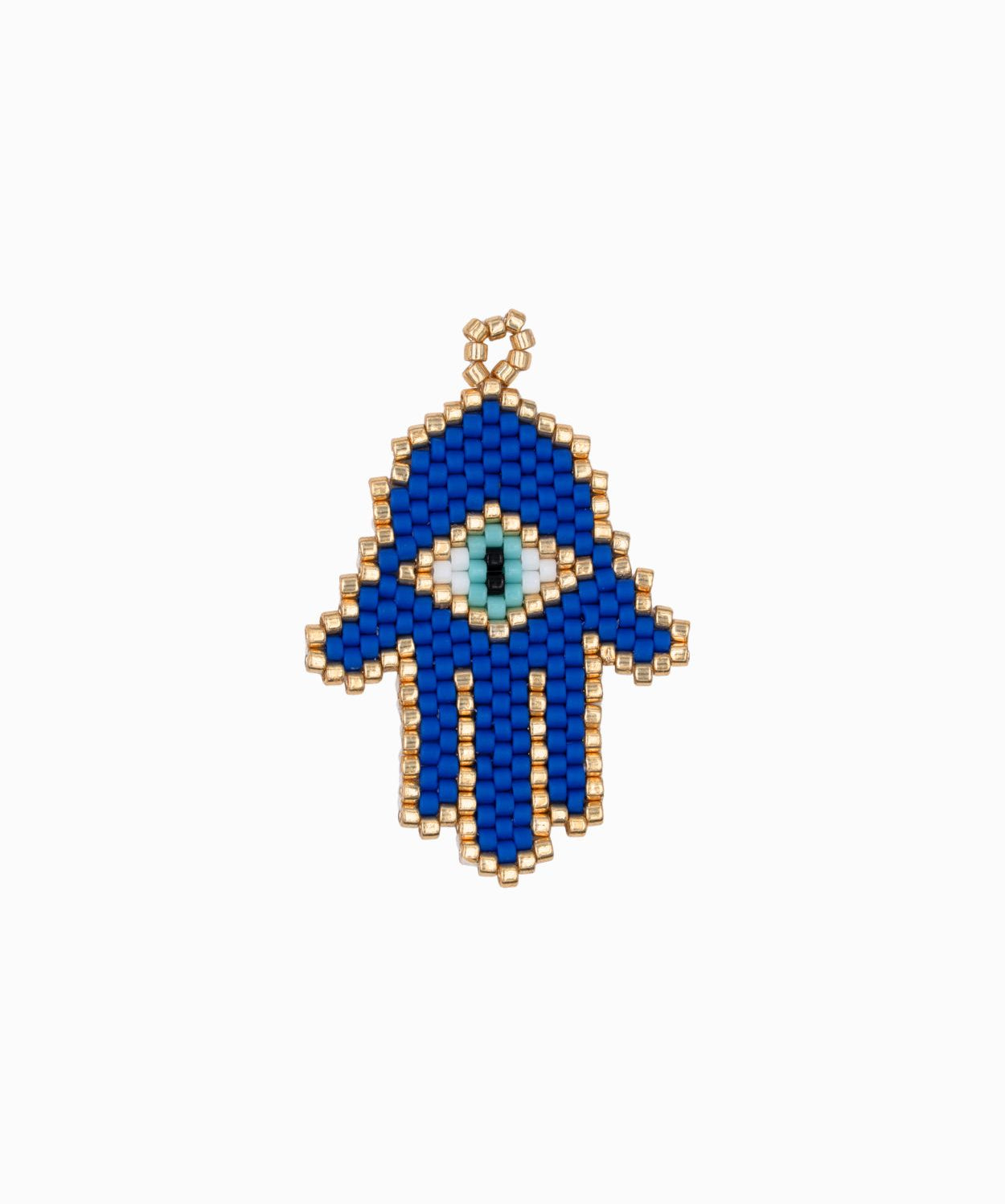 Pendentif tissage main de Fatma 35x28mm