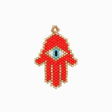 Pendentif tissage main de Fatma 35x28mm