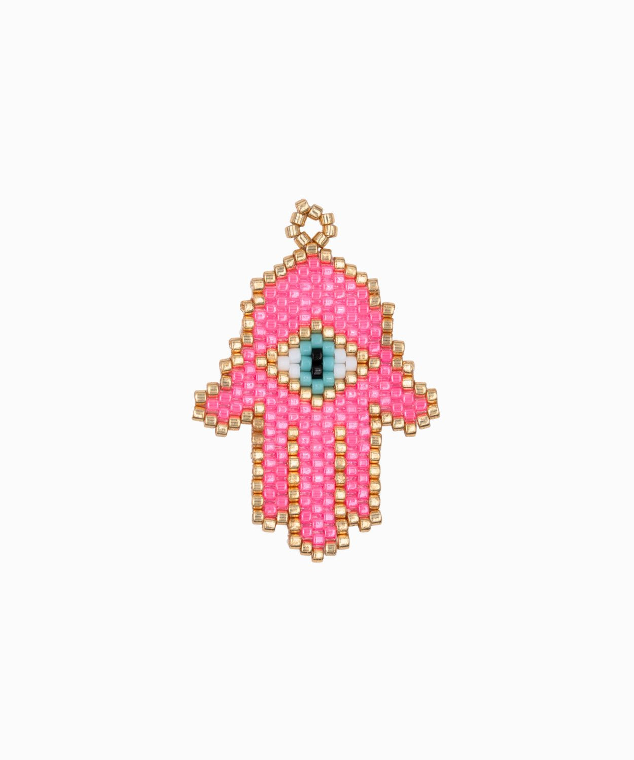 Pendentif tissage main de Fatma 35x28mm