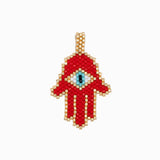 Pendentif tissage main de Fatma 35x28mm