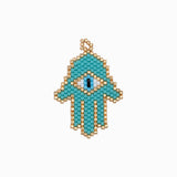 Pendentif tissage main de Fatma 35x28mm