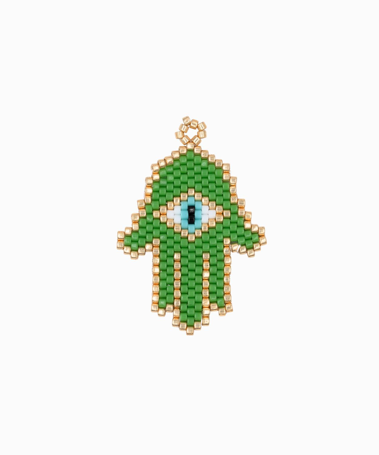 Pendentif tissage main de Fatma 35x28mm