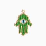 Pendentif tissage main de Fatma 35x28mm