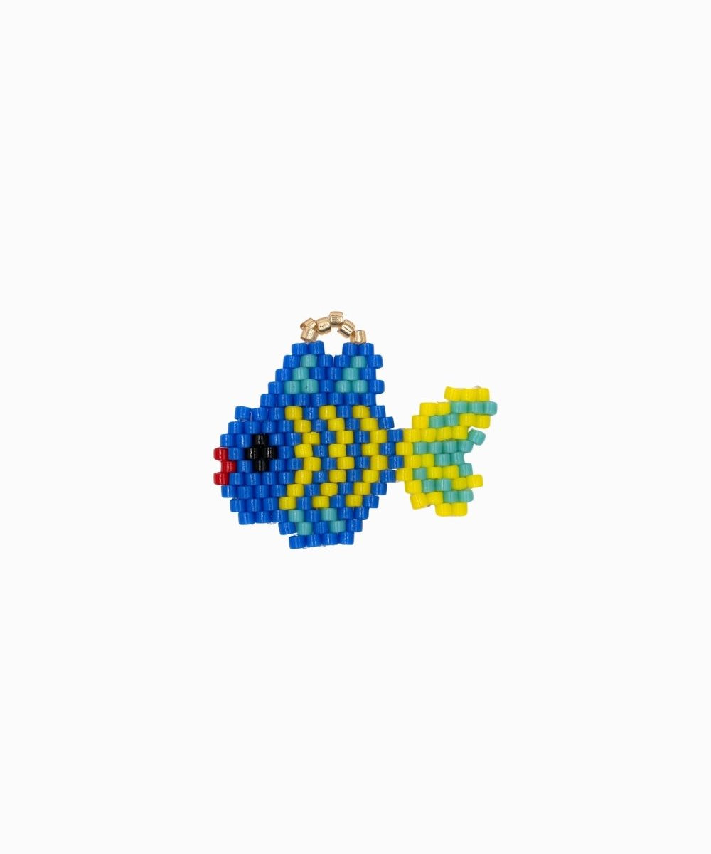 Pendentif tissage poisson 20.5x29mm