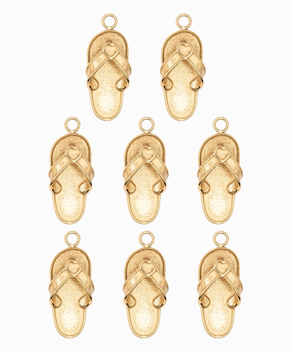 Pendentif tong coeur 16.50x8.50mm