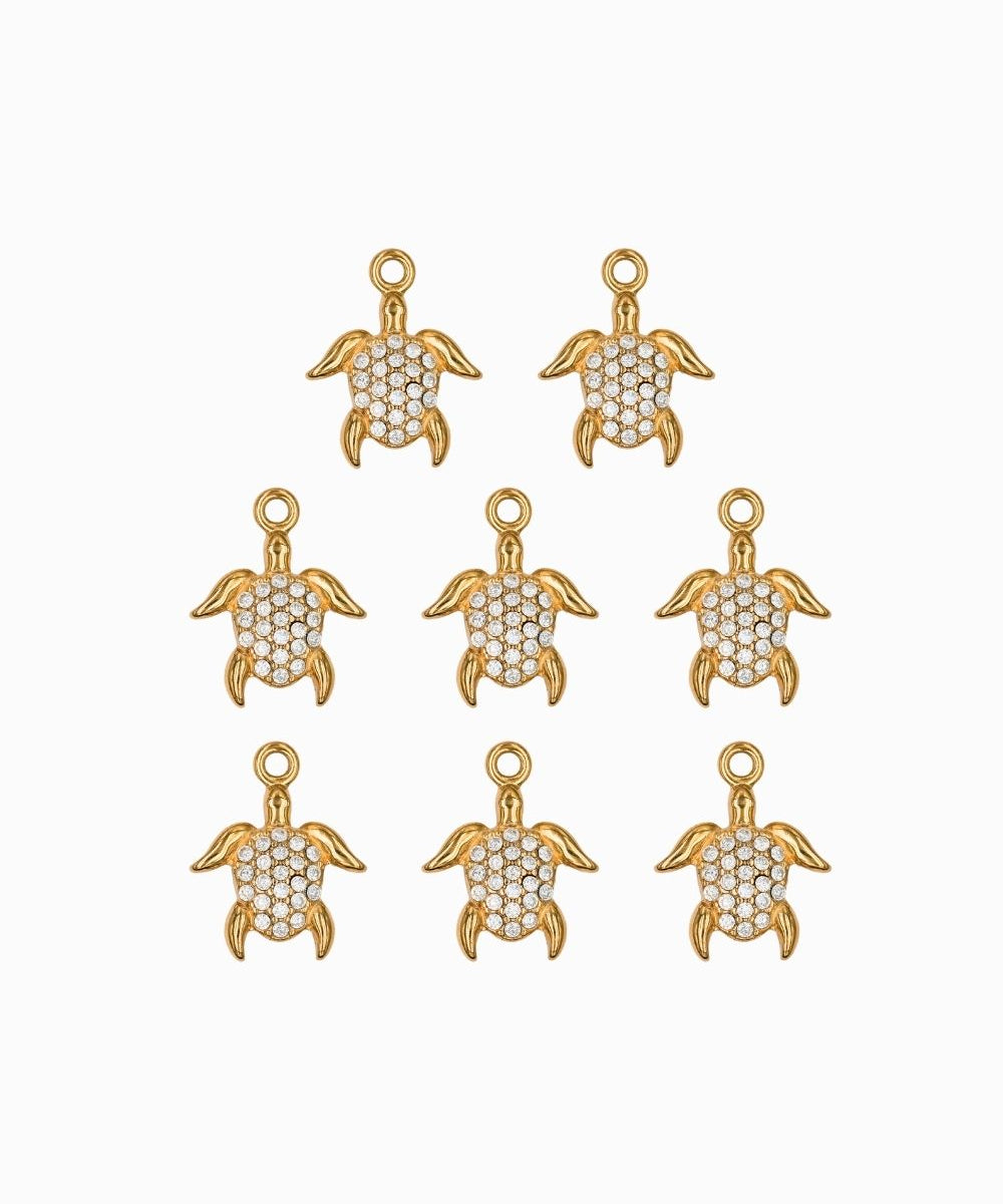 Pendentif tortue strass 11.50mm