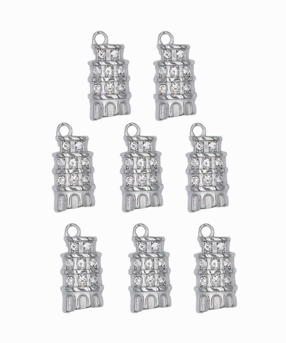 Pendentif tour de pise 15x9mm