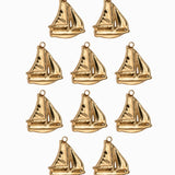 Pendentif bateau voilier 16x15mm