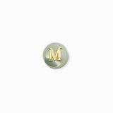 Perle nacre naturelle alphabet A-Z 6mm