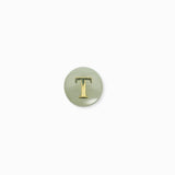 Perle nacre naturelle alphabet A-Z 6mm