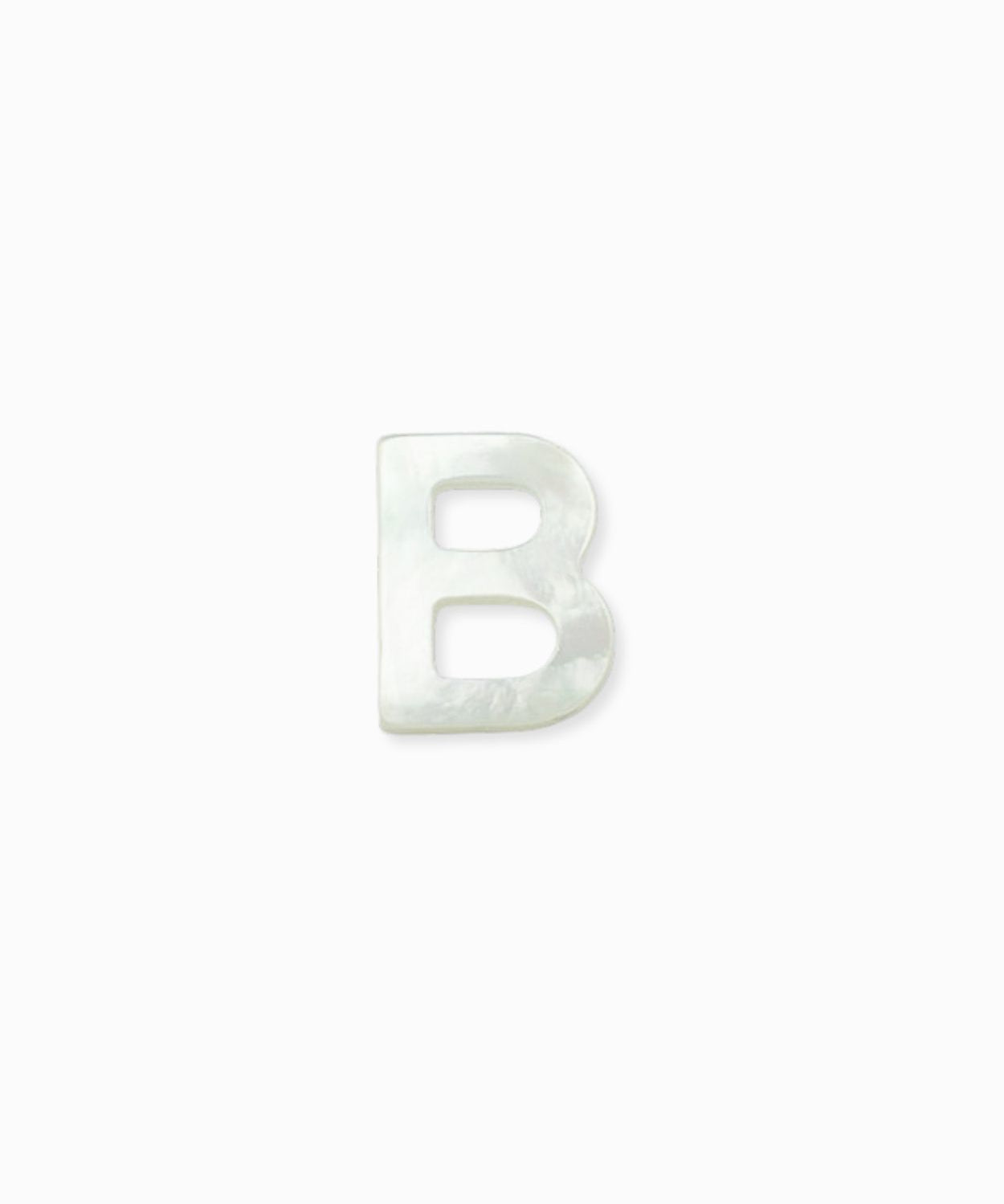 Perle pendentif alphabet A-Z 10mm