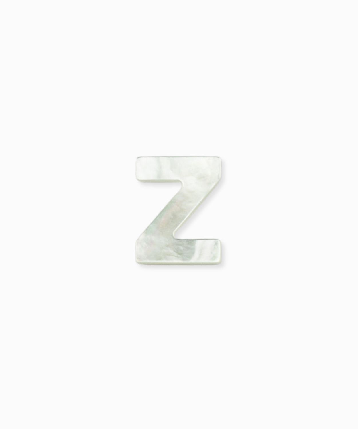 Perle pendentif alphabet A-Z 10mm