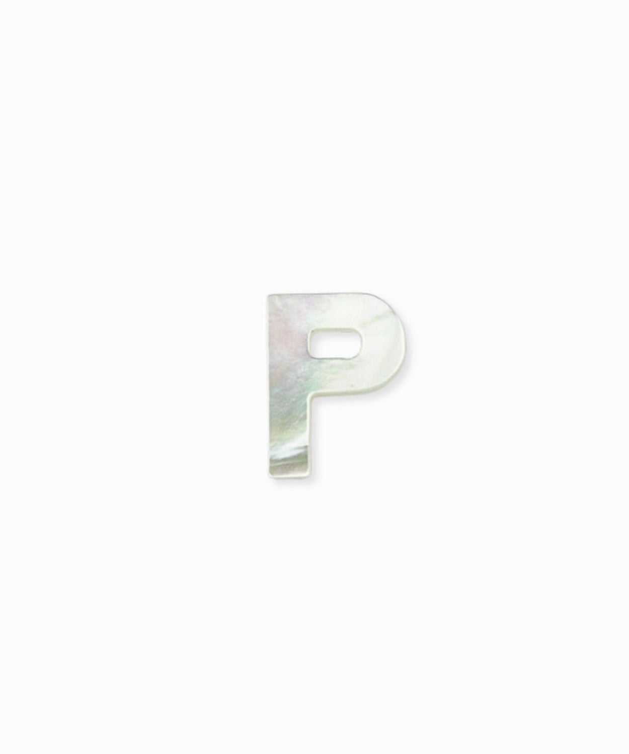 Perle pendentif alphabet A-Z 10mm