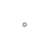 Perles Rondelles fleurettes 5mm