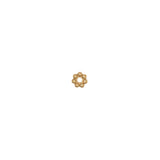 Perles Rondelles fleurettes 5mm