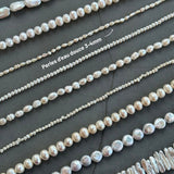 Perles d'eau douce 3-4mm