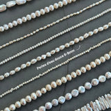 Perles d'eau douce 8-9mm