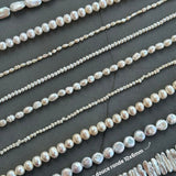 Perles d'eau douce ronde 10x6mm