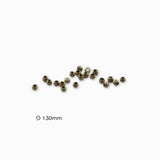 Perles à écraser bronze 1.30mm